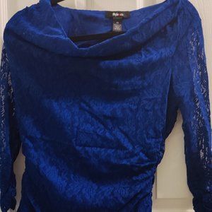 Royal Blue net dress